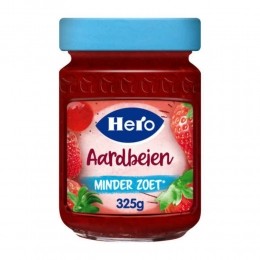 HeroJamMinderZoetAardbeien325gr