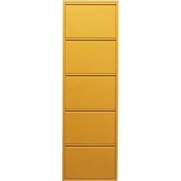 SchoenenkastCarusogeel5ladenKareDesign