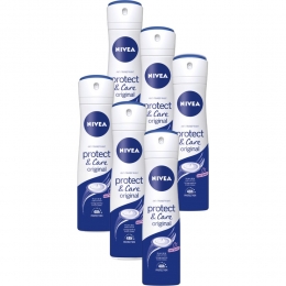 6xNIVEADeodorantSprayProtectCare150ml