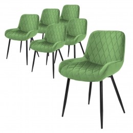 Setvan6eetkamerstoelenArivelvetML-Design