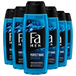 6xFaMenDouchegelenShampooPerfectWave250ml