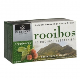 3xJacobHooyRooibosCranberryZakje40stuks