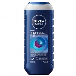 6xNIVEAMenDouchegelTotalRelax250ml