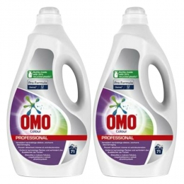 2xOmoProfessionalVloeibaarWasmiddelColor-71WasbeurtenProFormula5liter