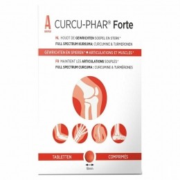 Curcu-PharForteVoedingssupplementSpierenenGewrichten60Tabletten