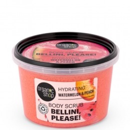 3xOrganicShopBodyScrubWatermelonPeach250ml