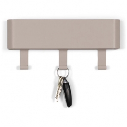 SpinderDesignDaxPlay3WandkapstokH12cm-SilkyTaupe