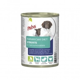 PrinsNatureCareDietStruviteCalciumoxalateHondenvoerNat400gr