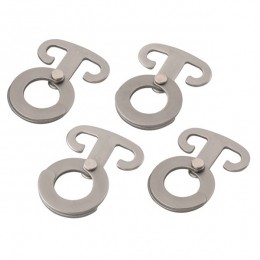 Outwell-AccessoryHooks4-Pack-Bevestigingshaakmaat58x42cmgrijs