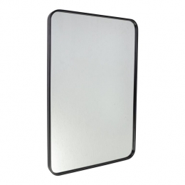 FragixBostonSpiegelRechthoekig-Zwart-Metaal-90x60