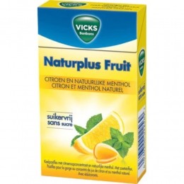 3xVicksCitroenMentholSuikervrij40gr