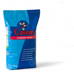 2xCavomCompleetHondenvoerDroogSenior14kg