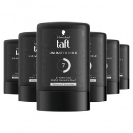 6xTaftMenPowerGelUnlimitedHold7300ml