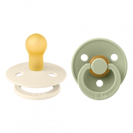 2xBibsFopspeenMaat10-6mndSageIvory2stuks