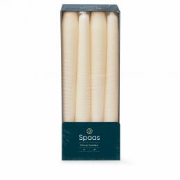 SPAASDinerkaarsenIvoor23250mm8branduren8stuks