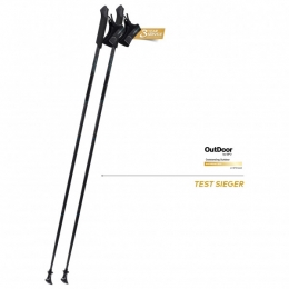 Komperdell-TravellerFXP-Nordicwalkingstokkenmaat125cmzwart