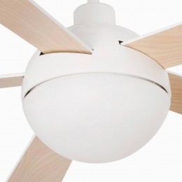 FAROBARCELONAPlafondventilatorIzarometLEDlampwitesdoorn
