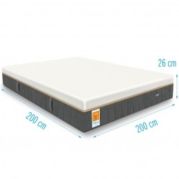 MatrasESLAVitaalGelfoamPocketvering200x200dikte26cm