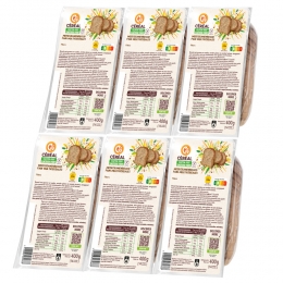 6xCralMeergranenBrood400gr