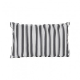 Buitenkussen30x50cmAntracietStreep-Annascollection
