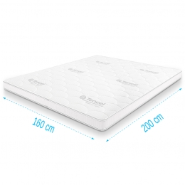 TopdekmatraskoudschuimTencelDeluxe160x200dikte11cm