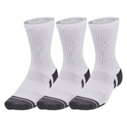 UnderArmourPerformanceSportsokken3-PackWitGrijs