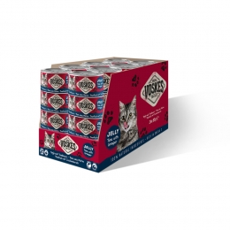 24xVoskesKattenvoerNatTonijnmetTandbaars85gr