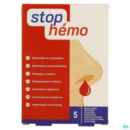 StopHemoWattenSteriel5x4cm