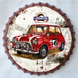 WanddecoratieBierdopKroonkurkMiniInLondon