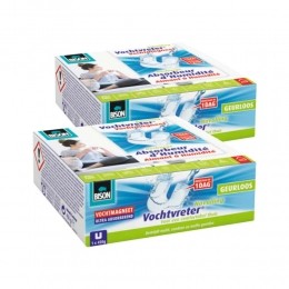 2xBisonVochtvreterVochtmagneetNeutraal450gr