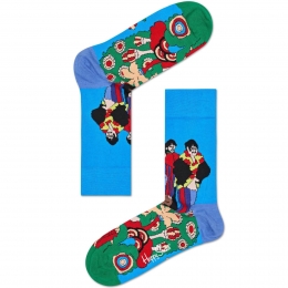 HappySocksxTheBeatlesPepperlandBlauwGroen