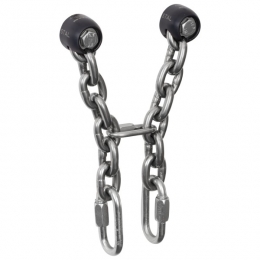 DMM-StalStainlessBottomRopeAnchor-ZekeringspuntmaatOneSizezwartgrijs