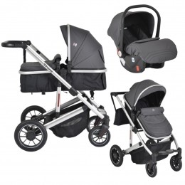 CangarooThiraGrey3-in-1CombiKinderwageninclAutostoel