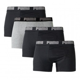 PUMABoxershortsEveryday4-PackZwartGrijs
