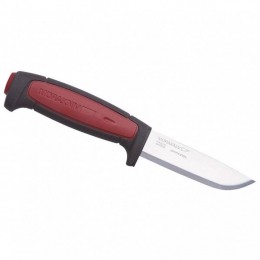 Morakniv-GrtelmesserProCCarbonstahl-Meszwartwitrozerood