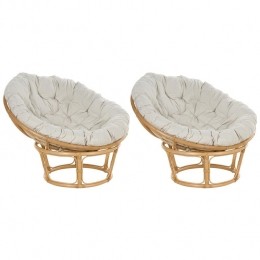 Beliani-SALVO-Fauteuilsetvan2-Lichtbeige-Rotan