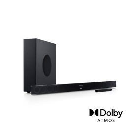 TeufelCINEBAR11voorDolbyAtmos21-setSurroundsoundHDMIARCBluetoothDraadlozesubwooferZwart