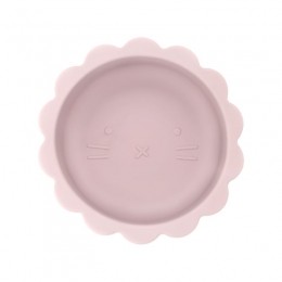 Dutsi-WelpjeSerie-SiliconenBabykommetje-LeeuwenOntwerp-350ml-Zachtroze