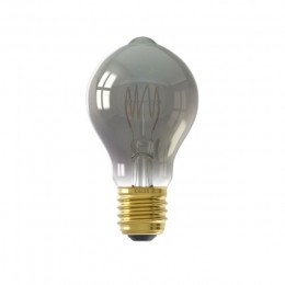 LEDvolglasFlexFilamentStandaardlamp220-240V4W136lmE27A60DRTitanium1800KDimbaar-Calex