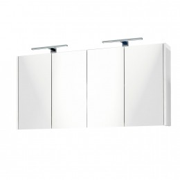 SpiegelkastBestDesignHappyInclLEDverlichting120x60cmWit