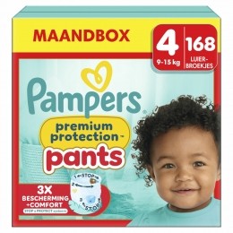 PampersPremiumProtectionLuierbroekjesMaat49-15kg168stuks