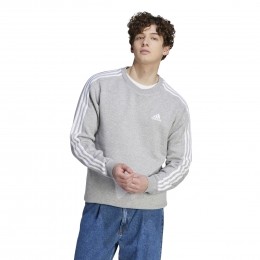 adidasEssentialsCrewSweaterGrijsWit