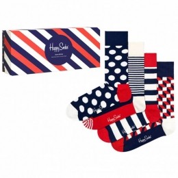 HappySocksClassicNavyCadeausetSokken4paarXBDO09
