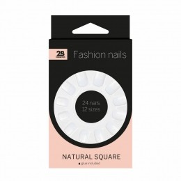 6x2BNepnagelsNaturalSquare24stuks