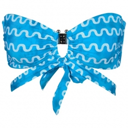 Seafolly-WomensSoundwaveUWireBandeauBra-Bikinitopmaat42blauw
