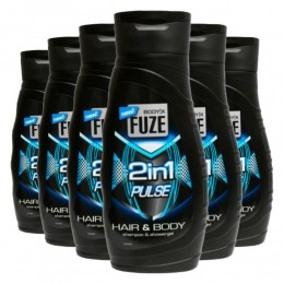 6xBody-XFuzeDouchegelHairBodyPulse300ml