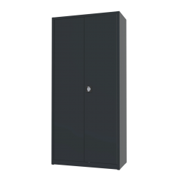 Archiefkastdraaideurkast-4legborden-1950x920mm-AKP10201AntracietgrijsRAL7016