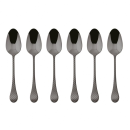SambonetKoffielepelTaorminaZwart6Stuks