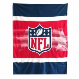 NFLAmericanFootballFleecedeken150x200cmroodblauw1133-9005726