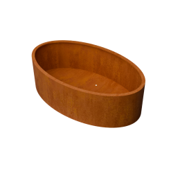 OvaluOvaleplantenbakcortenstaalL200xB120xH60cm-Geroba